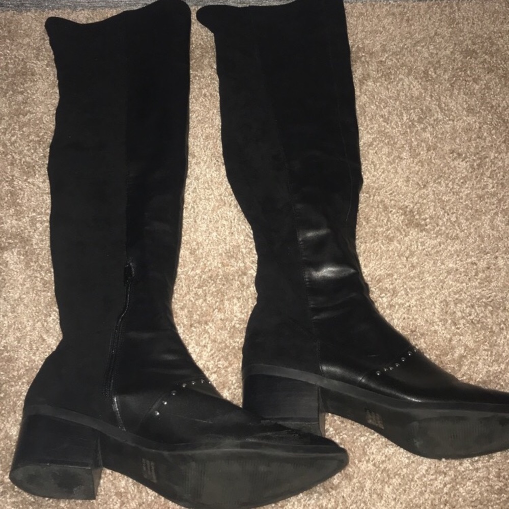 Report over the knee boots